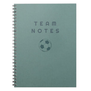 Caderno Espiral Notas da Equipe - Futebol