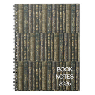 Caderno Espiral Notas de Bibliófilo 2026