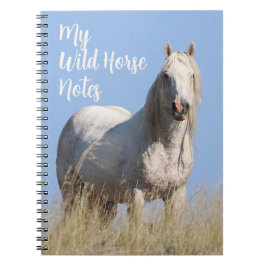 Caderno Espiral Notas de Cavalo Selvagem