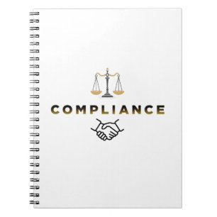 Caderno Espiral Notas de Conformidade Profissional