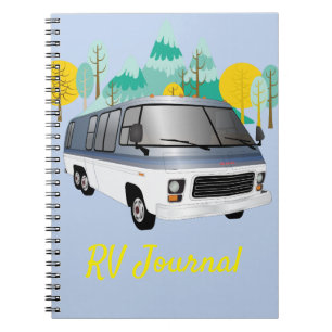 Caderno Espiral Notas de Férias de Percurso do Viagem do Diário RV