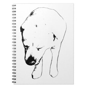 Caderno Espiral Notas de inverno com uso de laboratório gráfico