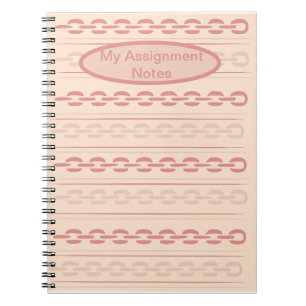 Caderno Espiral Notas de Minhas Atribuições: