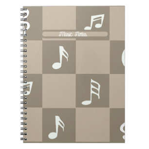 Caderno Espiral Notas de música: