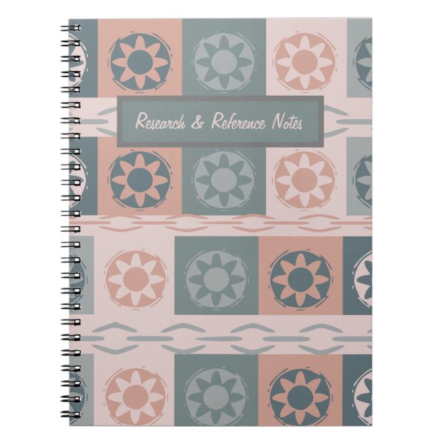 Caderno Espiral Notas de Pesquisa & Referência: (Frente)