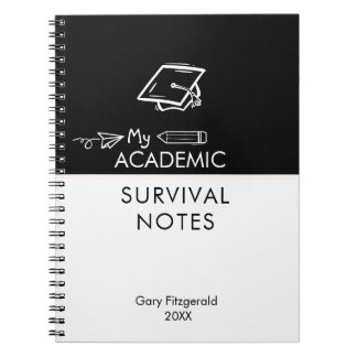 Caderno Espiral Notas de Sobrevivência Acadêmica – Nota de Estudo