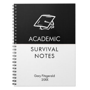 Caderno Espiral Notas de Sobrevivência Acadêmica – Nota de Estudo