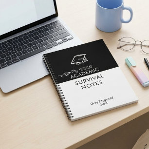 Caderno Espiral Notas de Sobrevivência Acadêmica – Nota de Estudo