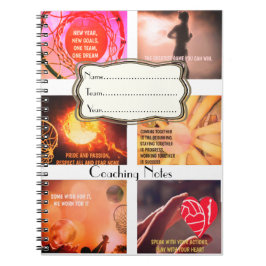 Caderno Espiral Notas de treinamento do Netball inspirador
