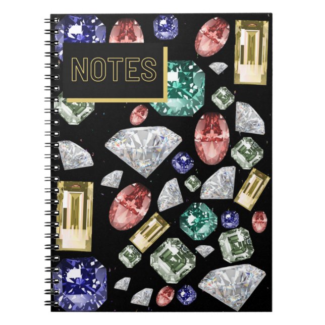 Caderno Espiral Notas do estilo Jems (Frente)