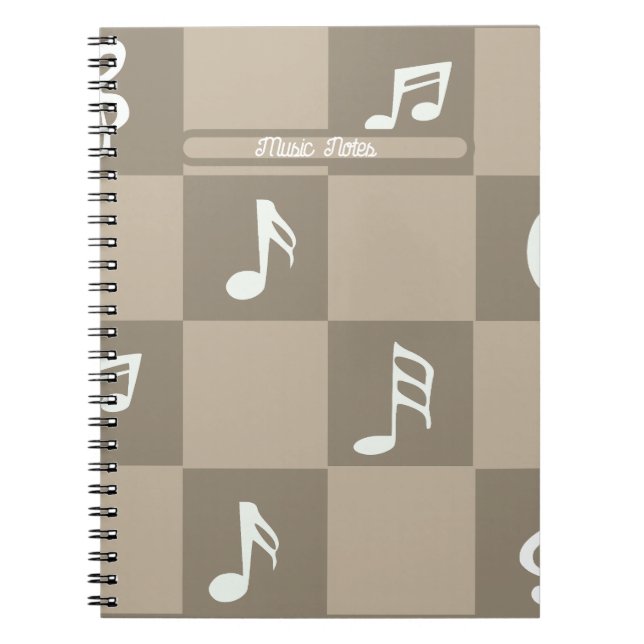 Caderno Espiral Notas musicais: (Frente)