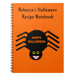 Caderno Espiral Noteboo de recebimento personalizável da aranha p