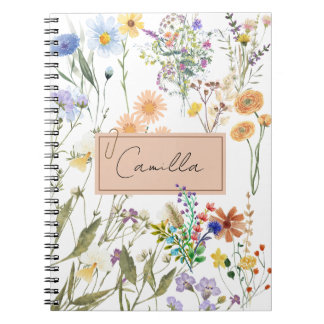 Caderno Espiral Noteboo Personalizado de Diário Selvagem