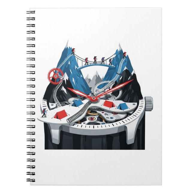 Caderno Espiral Notebook Adventure in Time Mountain (Frente)