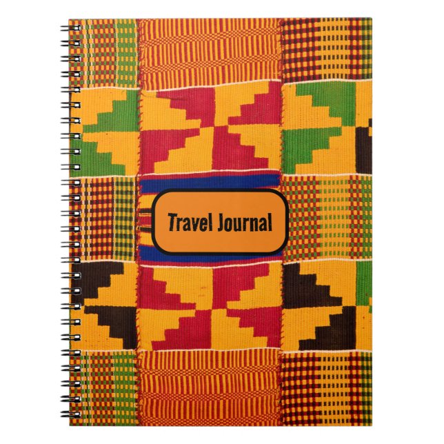 Caderno Espiral Notebook Africano Impressão Spiral (Frente)