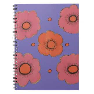 Caderno Espiral Notebook Afro Poppies Spiral