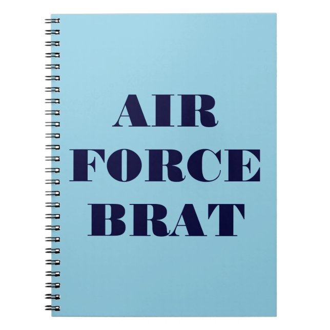 Caderno Espiral Notebook Air Force Brat (Frente)