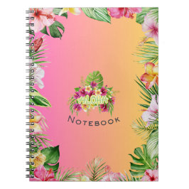 Caderno Espiral Notebook Aloha