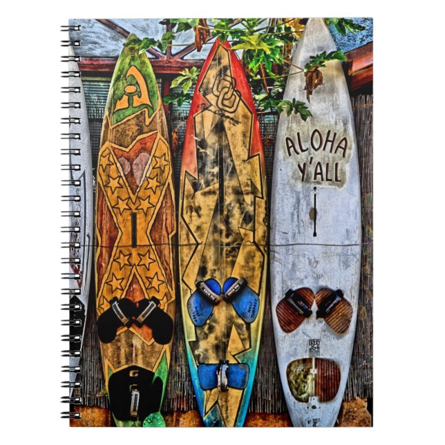 Caderno Espiral Notebook Aloha Y all (Frente)