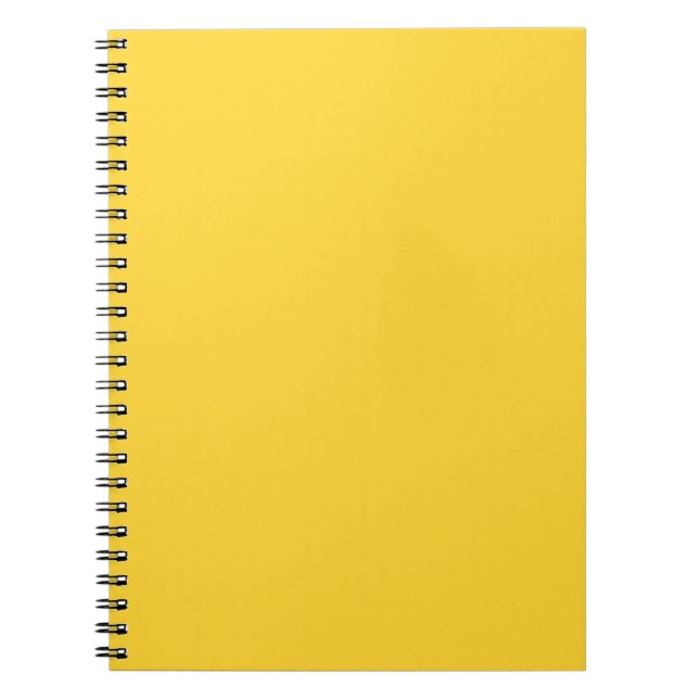 Caderno Espiral Notebook amarelo (Frente)