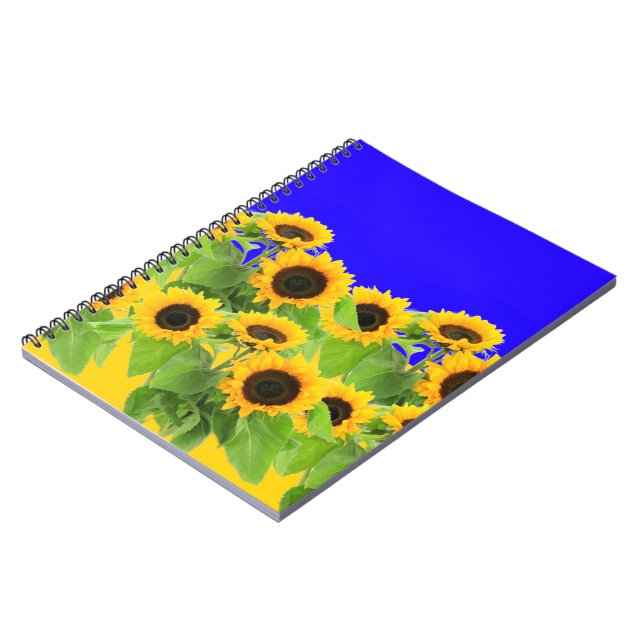Caderno Espiral Notebook amarelo girassol (Left Side)