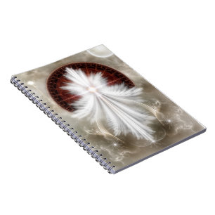 Caderno Espiral Notebook Angel Wings Snowflake