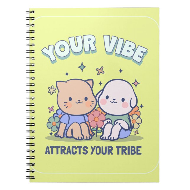 Caderno Espiral Notebook animal bonito (Frente)