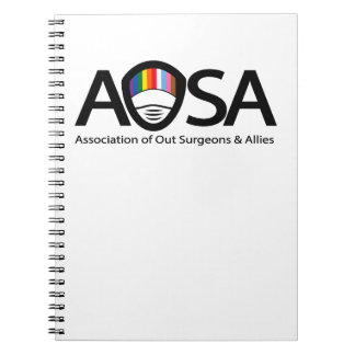 Caderno Espiral Notebook AOSA Spiral (branco)