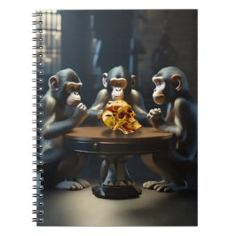 Caderno Espiral Notebook Apes Curioso