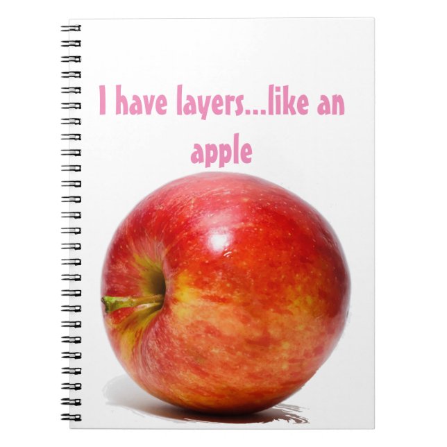 Caderno Espiral Notebook Apple (Frente)