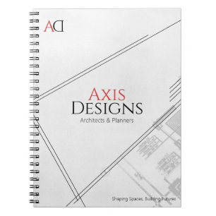Caderno Espiral Notebook Arquiteto Espiral   Design de Blueprint