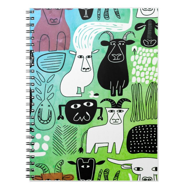 Caderno Espiral Notebook Artism Farmhouse (Frente)