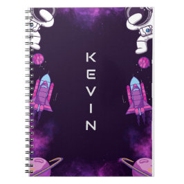 Caderno Espiral Notebook astronauta