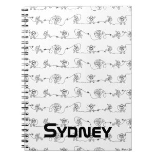 Caderno Espiral Notebook astronauta