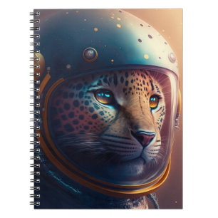 Caderno Espiral Notebook Astronauta Jaguar Adorável
