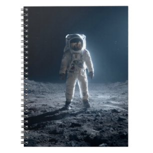Caderno Espiral Notebook Astronauta Moon Landing
