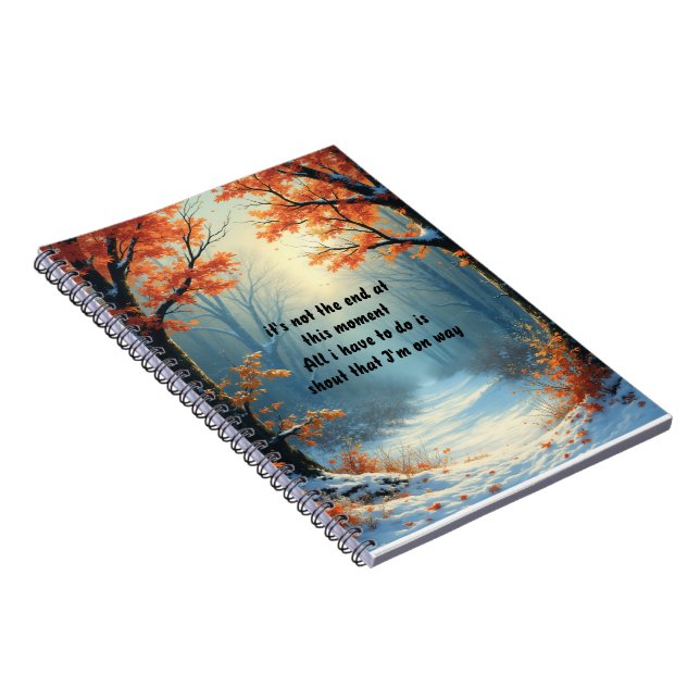 Caderno Espiral Notebook Autumn Sceneral Spiral (Lado Direito)