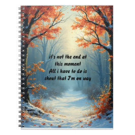 Caderno Espiral Notebook Autumn Sceneral Spiral
