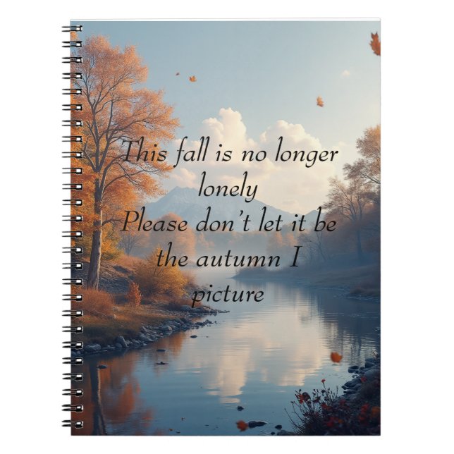 Caderno Espiral Notebook Autumn Sceneral Spiral (Frente)