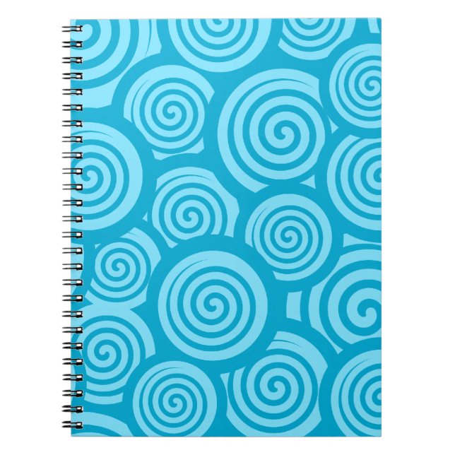 Caderno Espiral Notebook azul-bonito (Frente)
