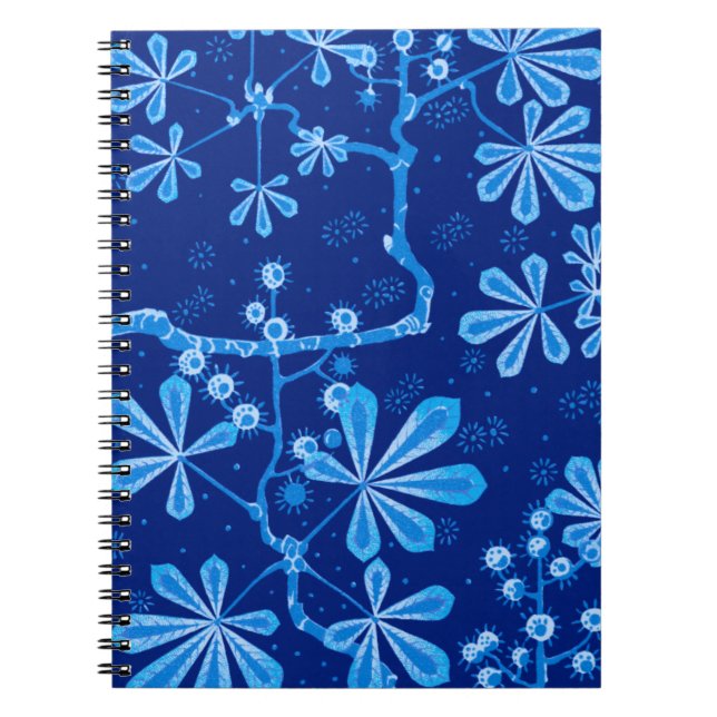 Caderno Espiral Notebook Azure Frost Flower (Frente)