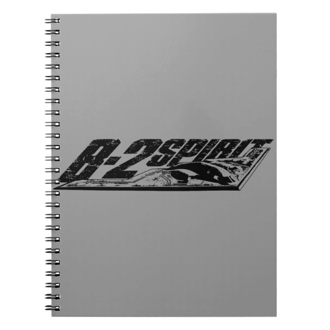 Caderno Espiral Notebook B-2 Spirit Photo (80 Páginas B&W) (Frente)