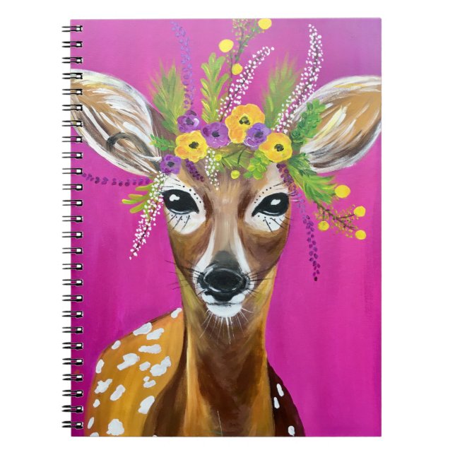 Caderno Espiral Notebook Baby Deer (Frente)