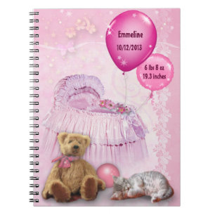 Caderno Espiral Notebook Baby Girl