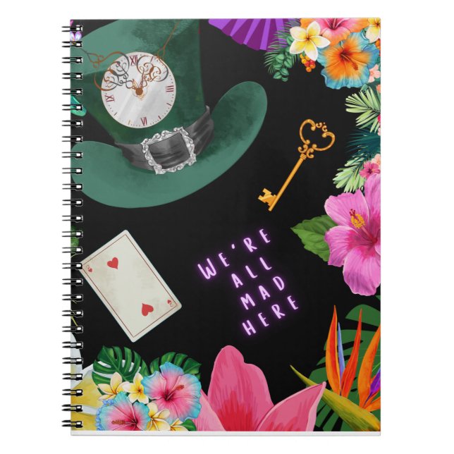 Caderno Espiral Notebook Baixo Buraco de Coelho (Frente)
