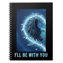 Caderno Espiral Notebook Bald Eagle Heart Love 1