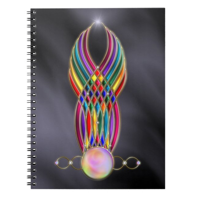 Caderno Espiral Notebook banquete de joias (Frente)