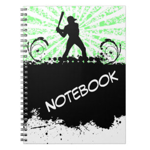 Caderno Espiral Notebook Baseball