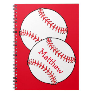 Caderno Espiral Notebook Baseball