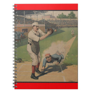 Caderno Espiral Notebook Baseball Poster